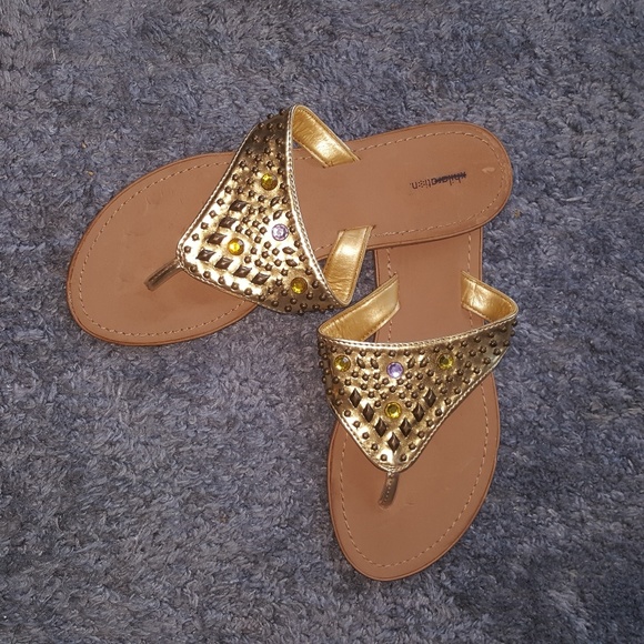 Xhilaration Shoes - Xhilaration flat beaded summer thong